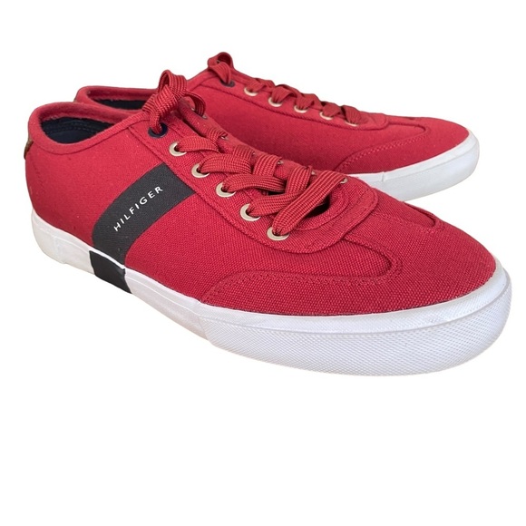 TOMMY HILFIGER Pandora Sneaker Mens Red Size 9 - Picture 5 of 11